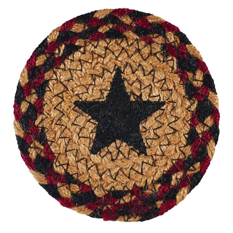 Tapis Fredys, Noir / beige / vin