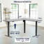 Bureau debout d'angle électrique VIVO-102441338-94094799