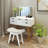 Manufactured Wood Accent Stool-1512270732
