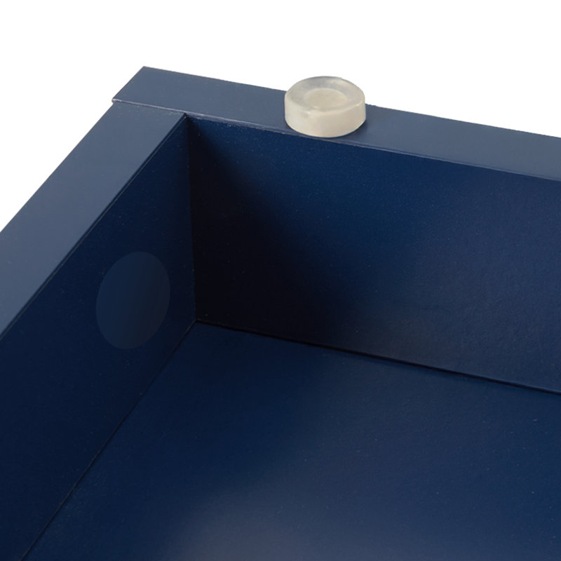 Yokota Wood 3 Drawer Dresser, Blue