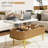 39" Lift-Top Coffee Table With Storage Modern Style For Bedroom & Living Room-639486860