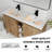 Freestanding Bathroom Vanity With Double Sink