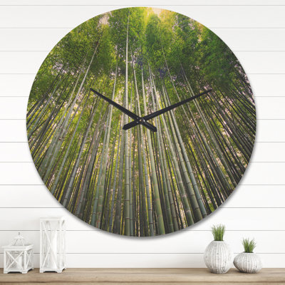 Horloge murale Bamboo Forest of Kyoto
