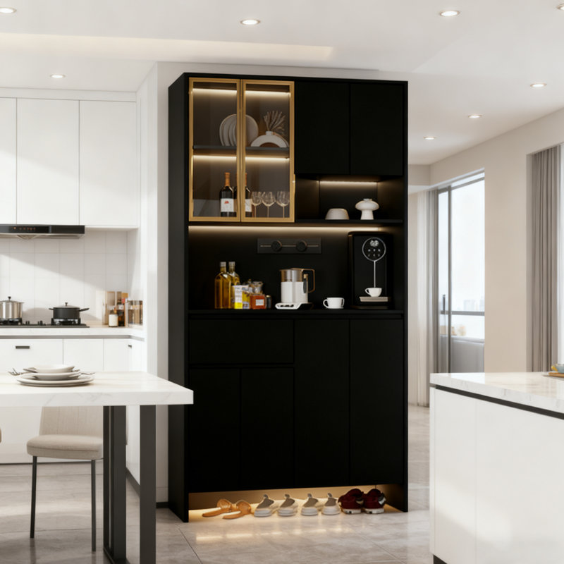 Buffet de rangement 47,24 "avec lumière DEL