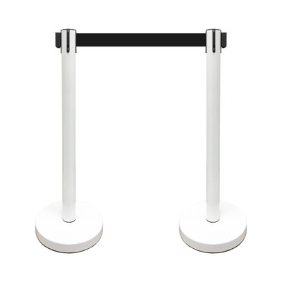 Barrière de sécurité pour ranchers de sécurité 36 po (2 poteaux avec ceinture noire de 36 po)