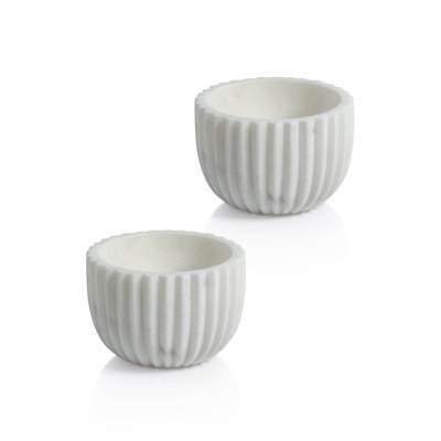 Bol de service en marbre Ebenna Designs Trenna