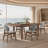 Extendable Dining Set with Upholstered Chairs-1522727869-1522727871