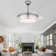 Aadvik 42" Retractable Ceiling Fan with LED Lights and Remote, 6-speed Reversible Fan