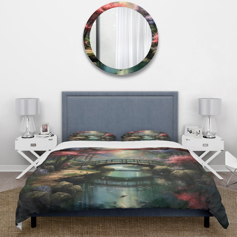 Ensemble de housse de couette en microfibre / polyester Japon Land Of The Samurai IV