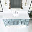 Dessus de meuble-lavabo à quartz 61 po antitaches et résistant à la chaleur pour la salle de bain, lavabo sous-comptoir simple, 4 dosserets, 3 trous de robinet pré-percés, solution de salle de bain luxueuse avec bol haut blanc, excellent remodelage
