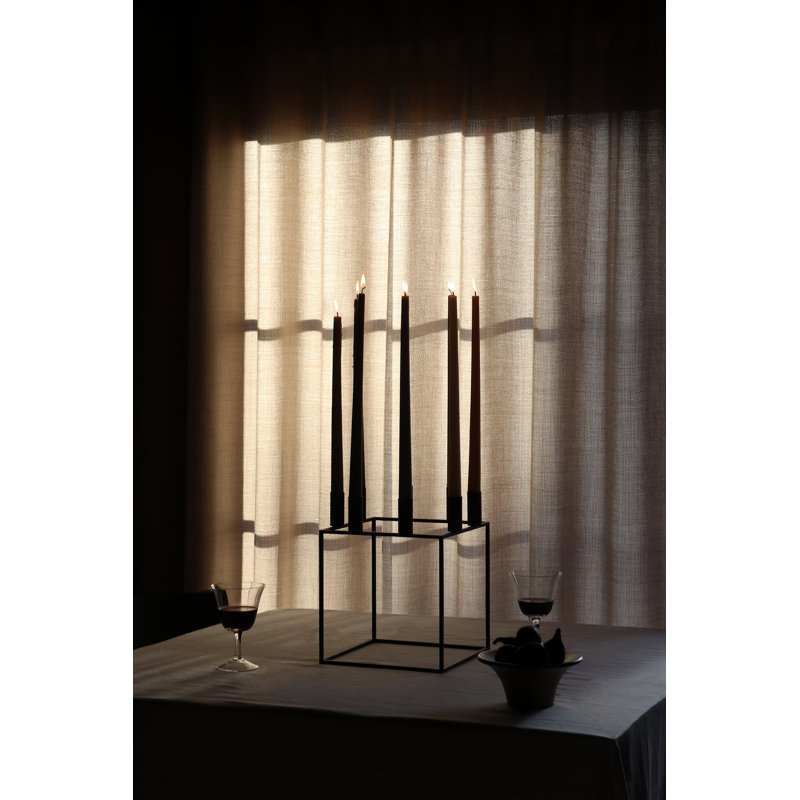 Kubus Candelabra, Black