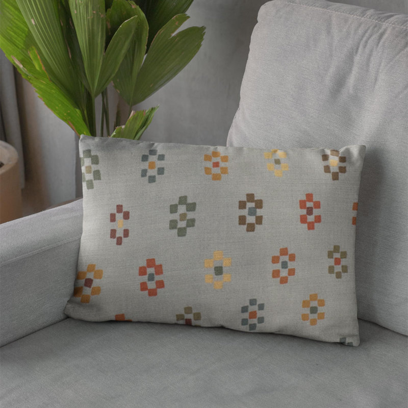 Coussin Plutus Multicolor Playfurl Dots Dots, Rectangle, H 12 po x l 20 po