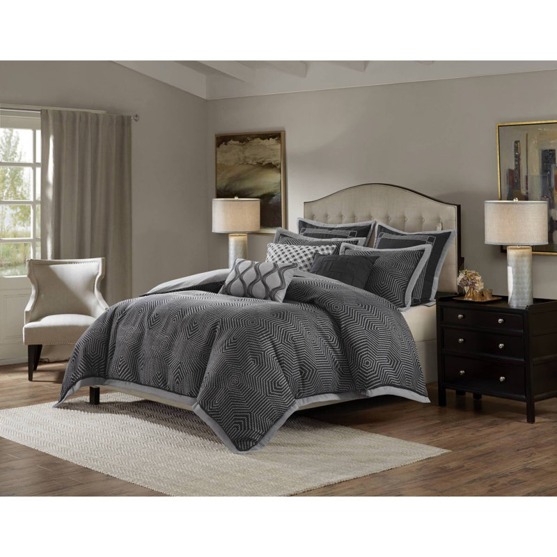 Ensemble de literie pour grand lit 8 pièces Luxury Luxury Jacquard Modern Home