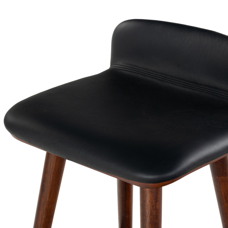Vanya Barstool, Short Stool - 28", Black