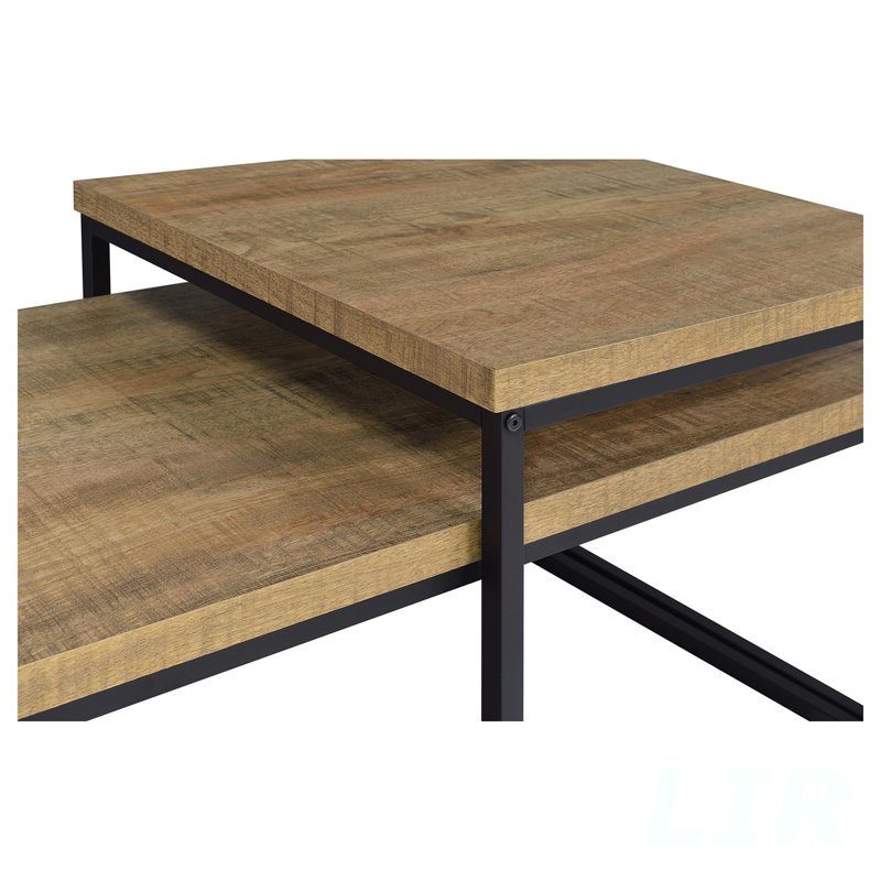 Rosey Mango 3-piece Coffee Table Set