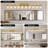  10-Light Bathroom Vanity Light with Clear Glass-2124907136