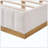 Hara Linen Upholstered Bed Withthick Headboard & Solid Wood Base-118705392