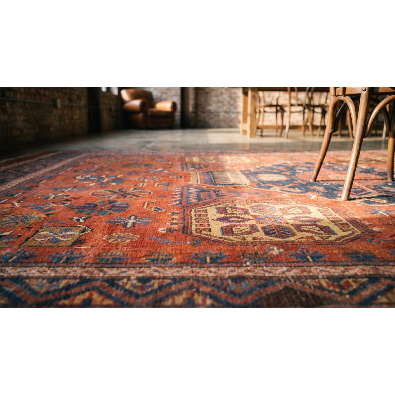 Tapis rustique à tissage plat Soumak