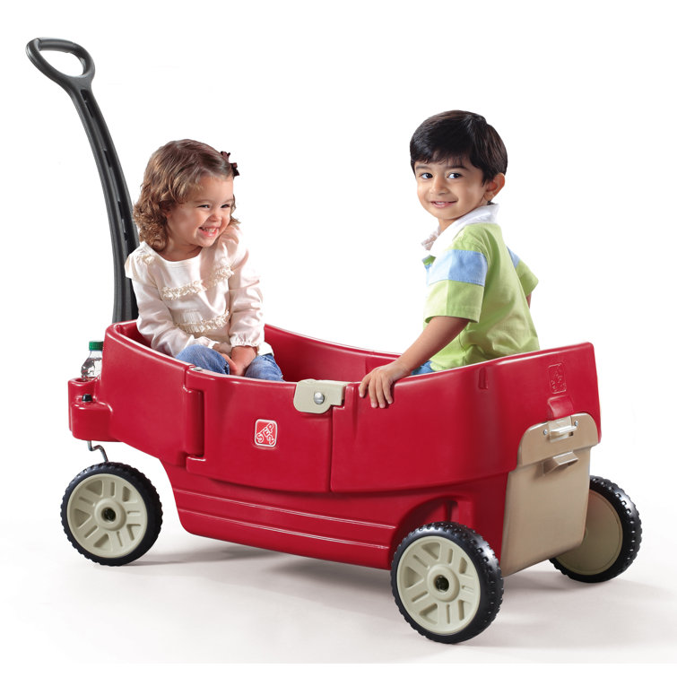 Little Tikes Lil' Wagon – Red And Black, Indoor and Outdoor Play, Easy  Assembly, Made Of Tough Plastic Inside and Out, Handle Folds For Easy  Storage 