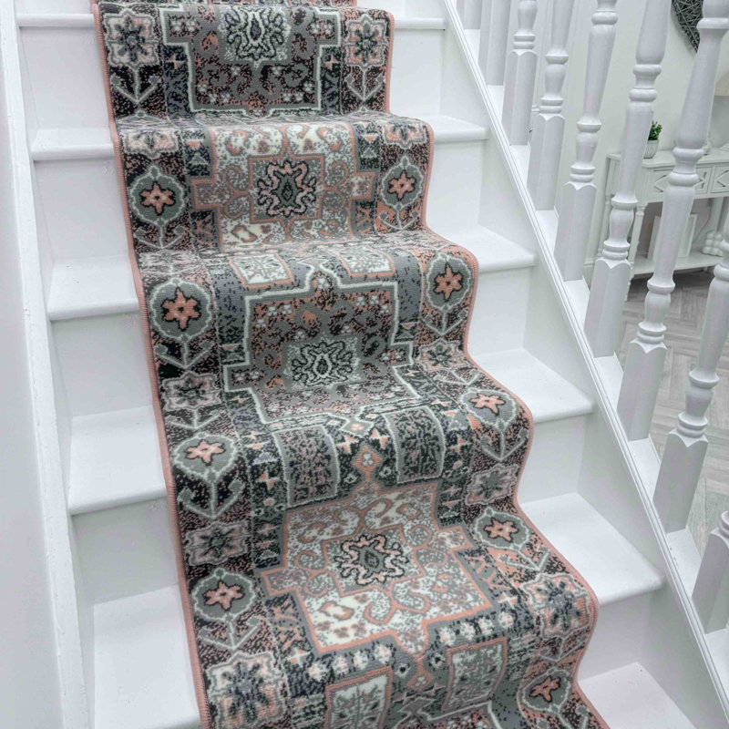 Stair Runner Abstract Area Rug, Stair Runner 60 x 690 cm