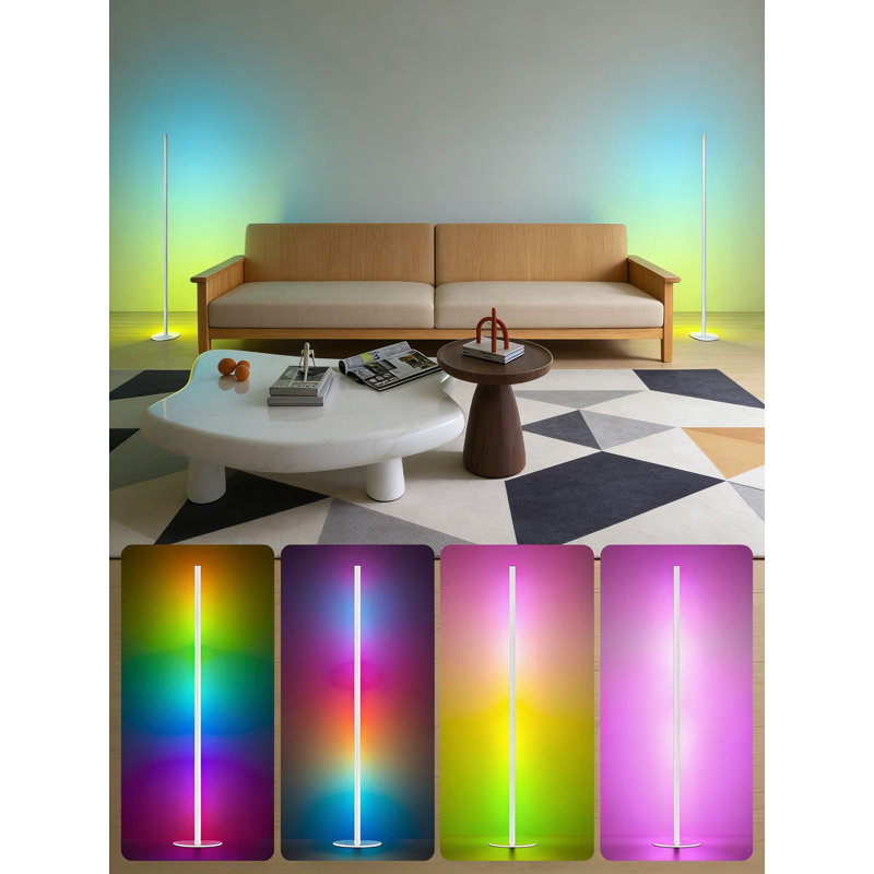 Lampe sur pied de coin Eastfine Smart