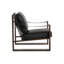 FAUTEUIL Berke - Bronze antique - Cuir-1265844730