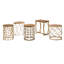Table d'appoint ronde Mid-Century moderne en bois massif et métal Patrice-1904751980