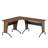 Buettner L-Shaped Metal Base Computer Desk