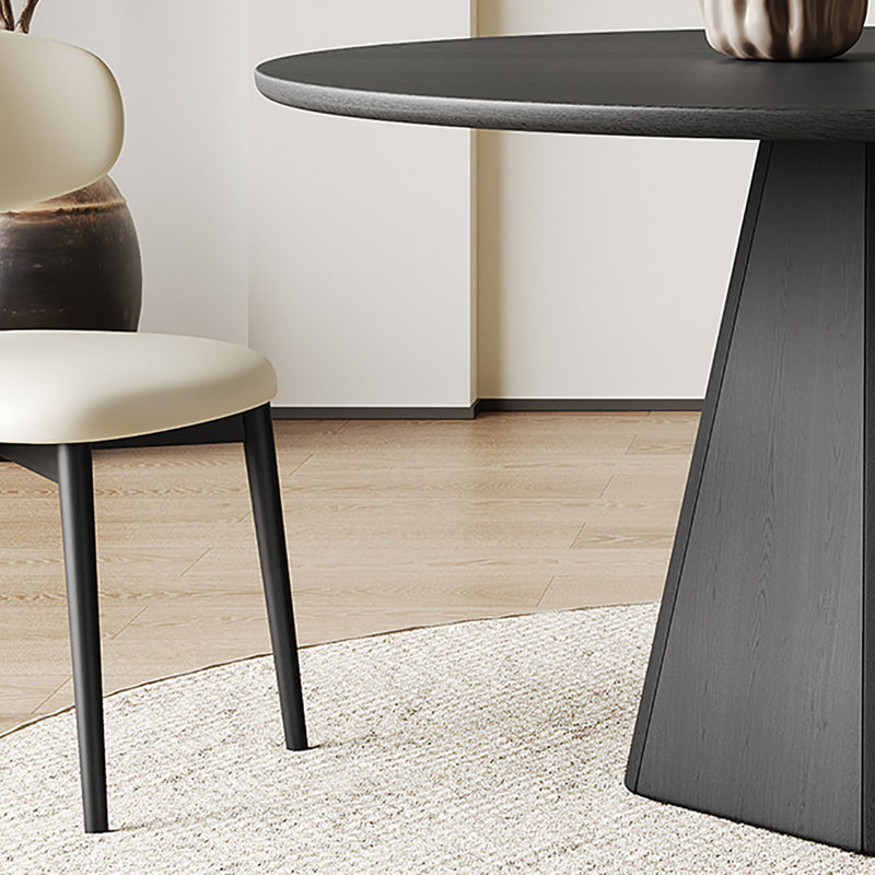 Table de salle à manger Vintage Vintage, H 29,5 po x L 59,1 po x l 59,1 po