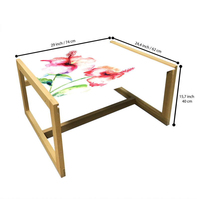 Jael Sled Coffee Table, 62cm H x 74cm W x 40cm D