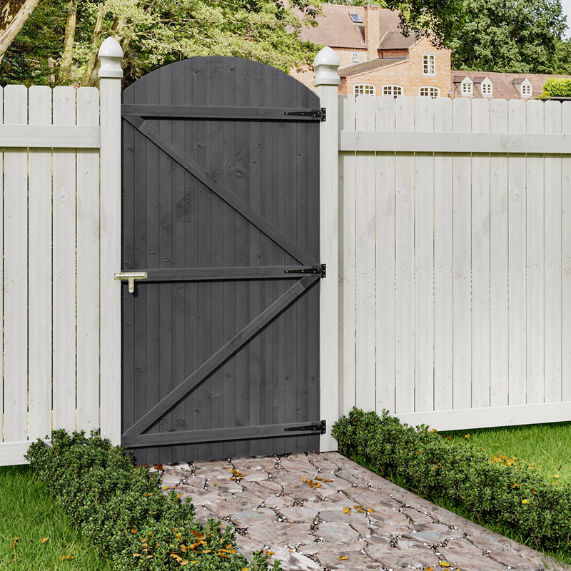 210cm H x 105cm W Solid Wood Gate