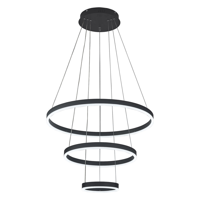 2 - Light Black LED Pendant