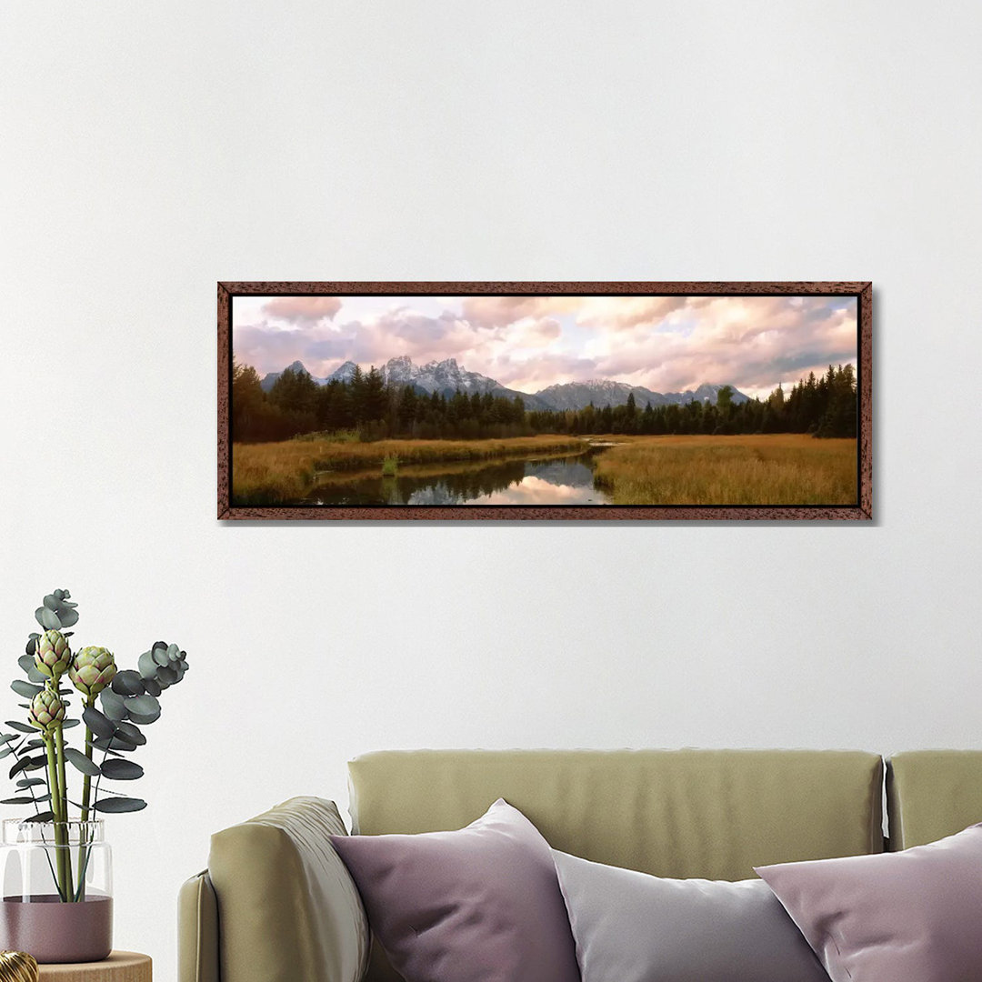 Grand Teton National Park WY USA - Panoramic Print on Canvas