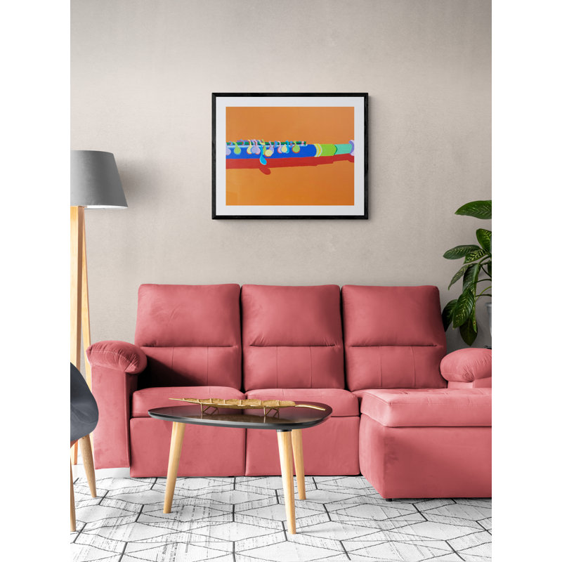 Piccolo Print by Sue Graef, Black Framed Paper, 24" H x 30" W
