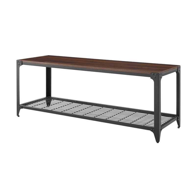Westerleigh Storage Bench, Dark Walnut