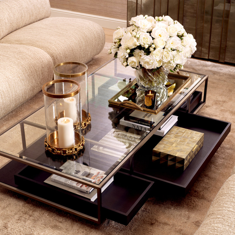 Roxton Glass Coffee Table