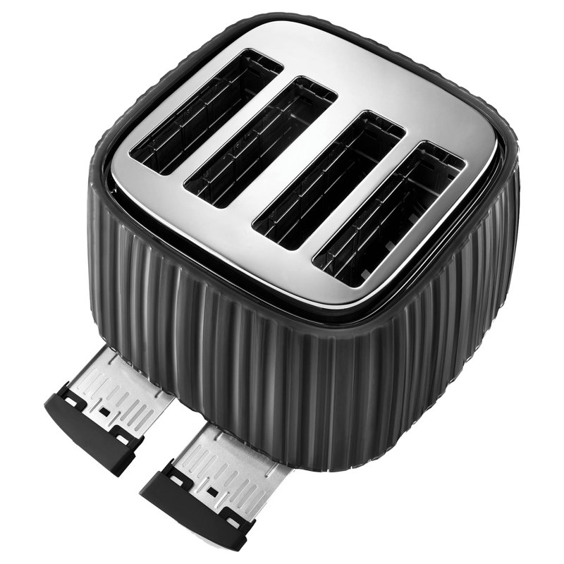 4 Slice Ballerina Toaster Laguna, Black