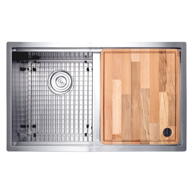 32'' L Double Bowl Stainless Steel Kitchen Sink