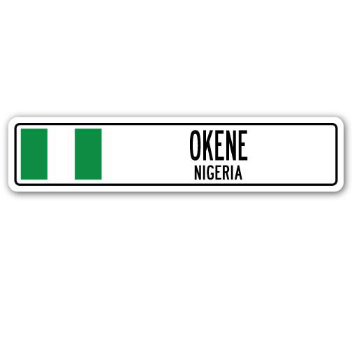 Panneau de signalisation en aluminium Okene, H 7 po x l 30 po x P 1 po