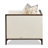 Belmont Place Matching Tuxedo Accent Chair - Cream/Espresso