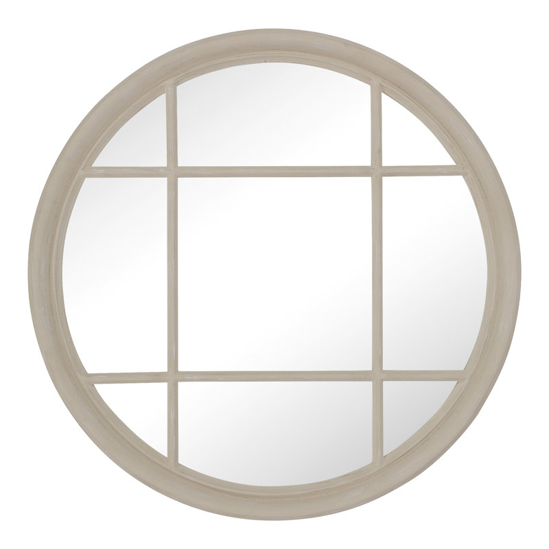 Daphne Wood Flat Wall Mirror