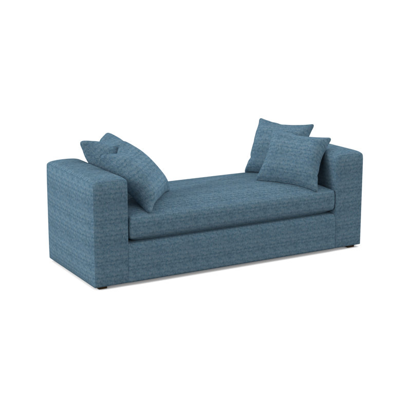 Retreat Upholstered Daybed, Edworth Ocean Viscose