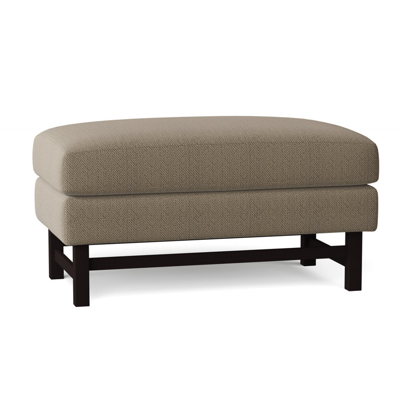 Edward Ottoman, Margaret Uniform, Vintage Ebony