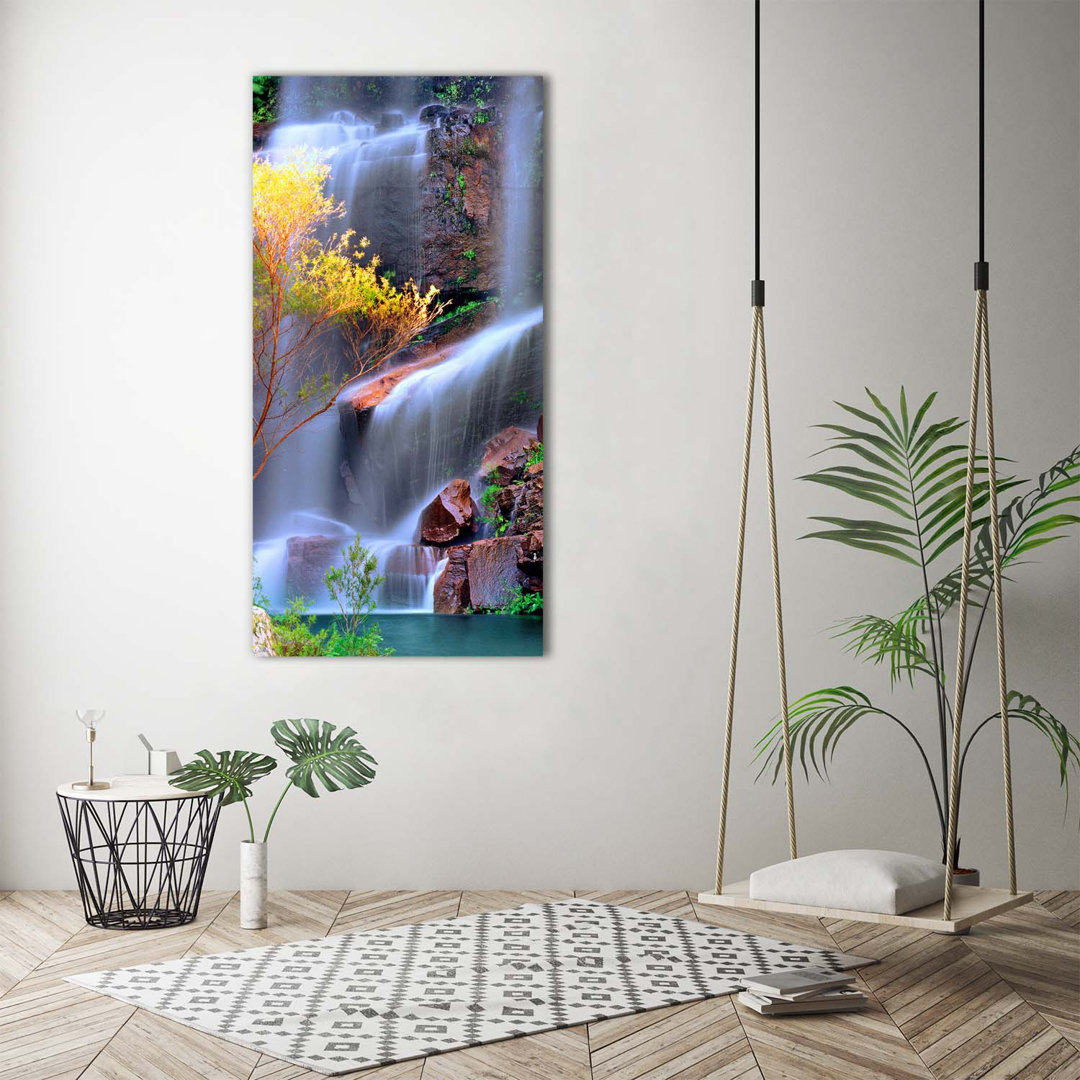 Waterfall - Wrapped Canvas Print