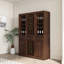 Armoire de salle à manger brune de couleur noyer pour un rangement organisé - Organisez vos essentiels