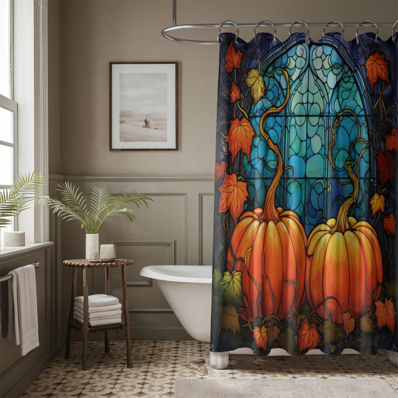 Rideau de douche standard 1 pièce Mosaic, H 74 po x l 71 po