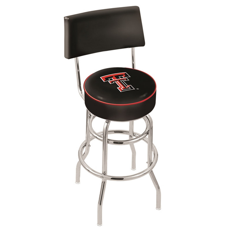 NCAA Swivel 25" Counter Stool, Texas Tech University