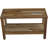 Rectangular Teak Shower Bench With Shelf-57278420-57278421