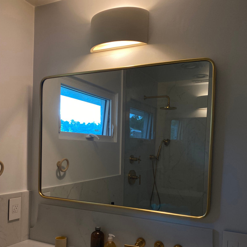 Shield Nicosia 14.25"W Ceramic Up/Down Sconce in Satin White with LED Bulb, White, Yes