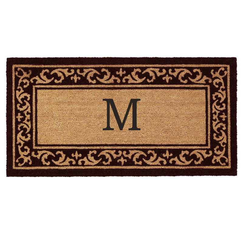 Zawacki Personalizable Non-Slip Doormat, Rectangle 3' x 6', M